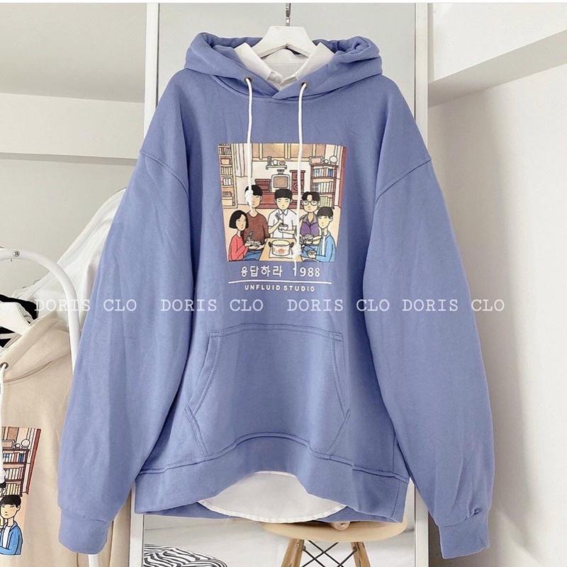 Áo khoác hoodie nỉ ulzzang nam nữ