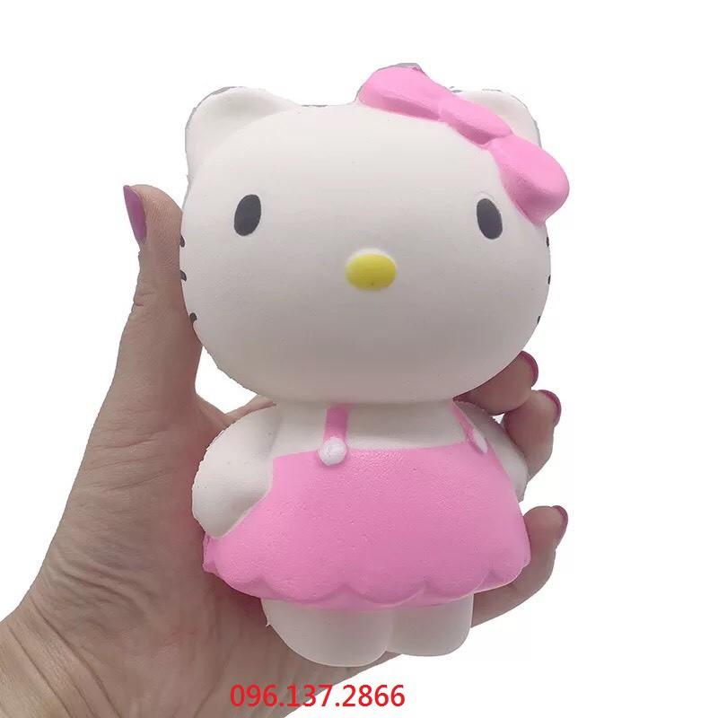 ( hồng ) SQUISHY BÉ MÈO HELLO KITTY HỒNG DỄ THƯƠNG ( nguyenhuyen9916 )