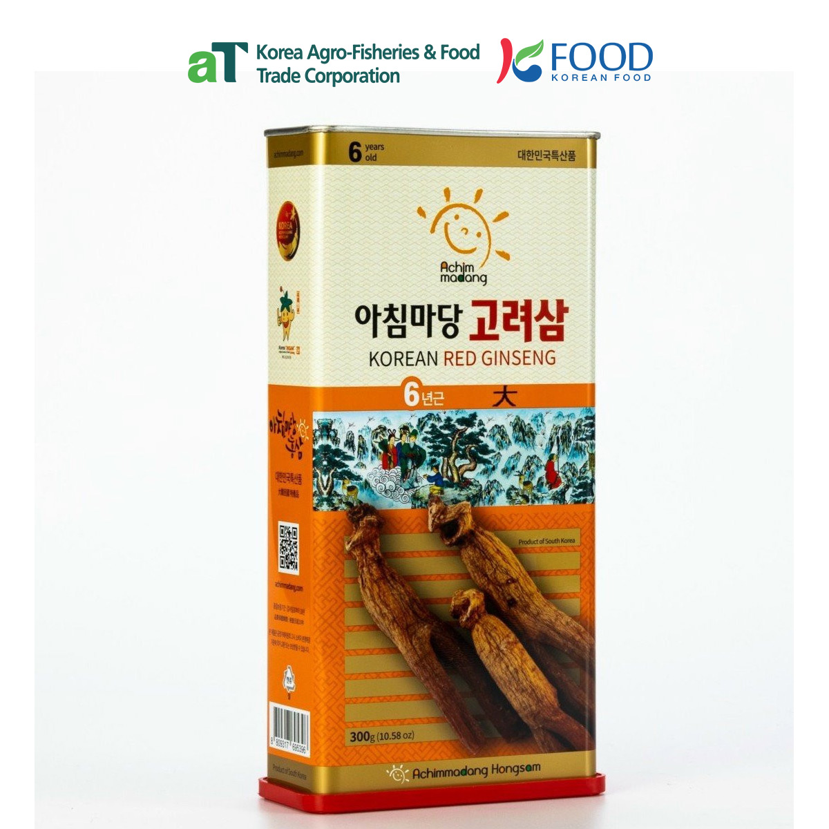 Nhân sâm củ khô thương hiệu ACHIMMADANG cao cấp hàn quốc hộp 300g x 15 Củ