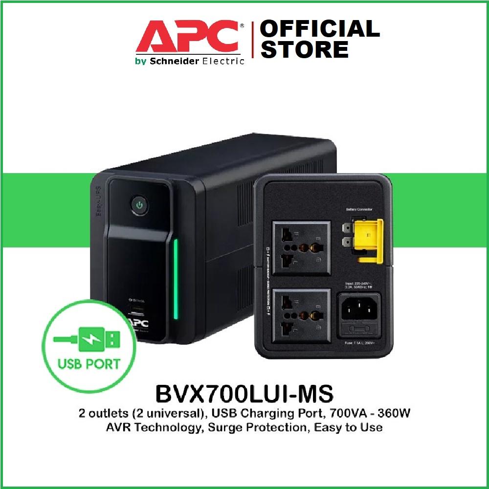 Bộ lưu điện UPS APC BVX700LUI-MS 360W-700VA - Bảo hành 2 năm - Hàng chính hãng