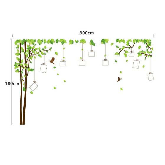 Decal trang trí cây Photo size lớn