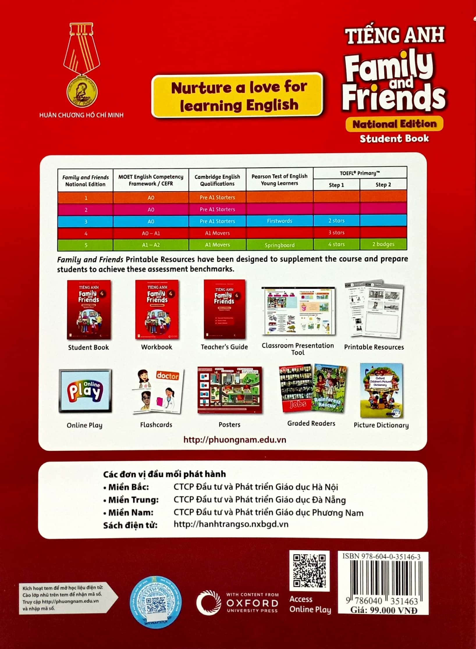 Tiếng Anh 4 Family And Friends - Student Book