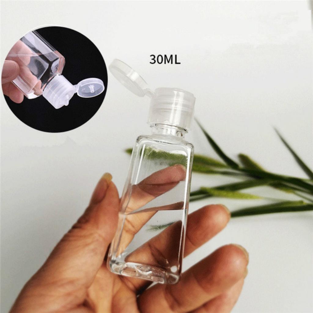 Chai chiết nhựa trong suốt 30ml đựng gel rửa tay/mỹ phẩm mang đi du lịch tiện lợi CCC34