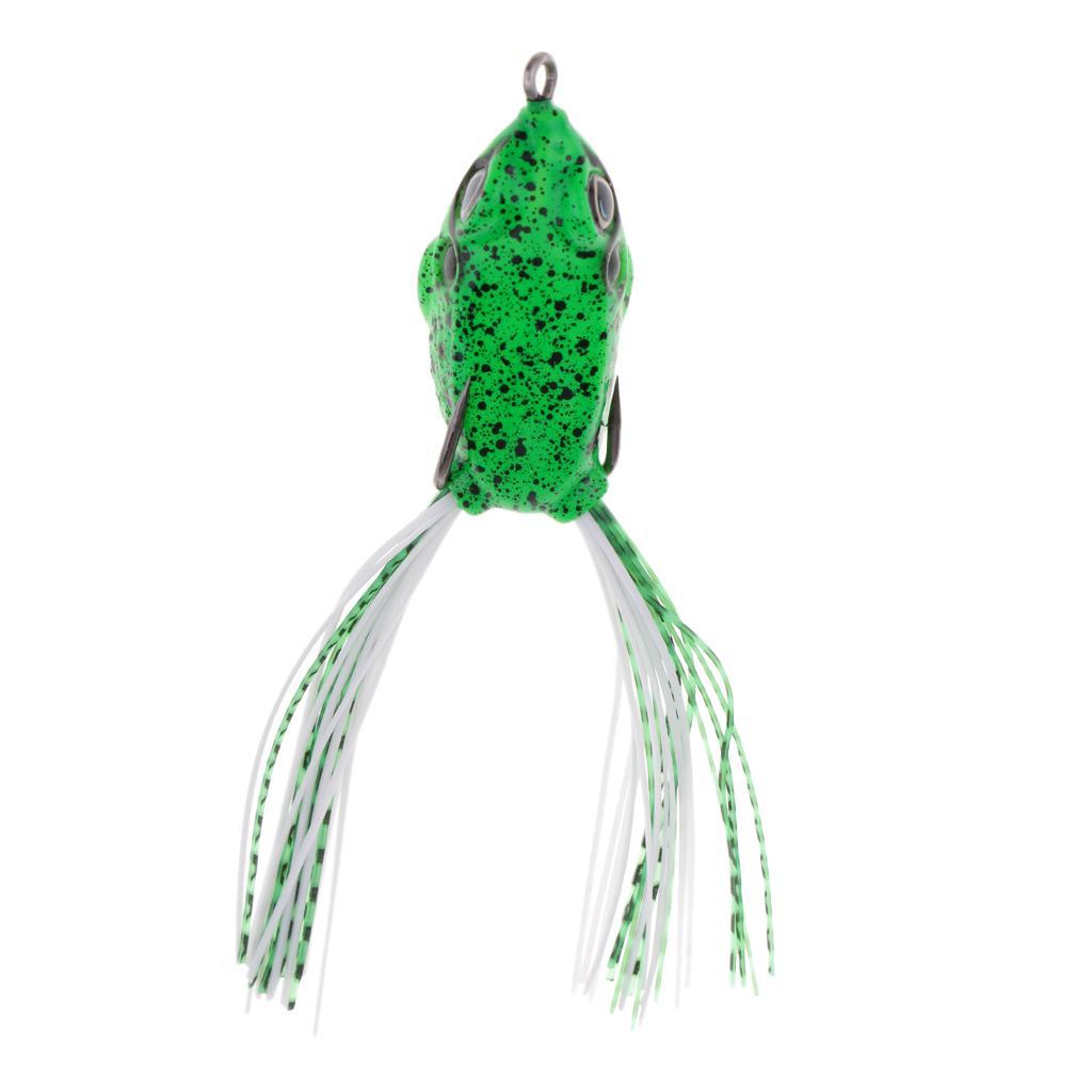 Topwater Frog Fishing Lure Soft Lure Artificial Bait Crankbaits Hook Baits Cute Frog shape life-like swimming actions in water