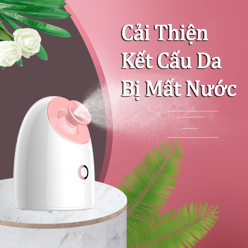 Máy Xông Hơi Mặt Mini Cầm Tay Cấp Ẩm Làm Mát Chăm Sóc Da Mặt Hình Thú Dễ Thương Máy Phun Sương Xịt Khoáng NaNo Nhỏ Gọn Tiện Lợi Dung Tích 80ml Công Suất Lớn 280W Phù Hợp Mọi Loại Da