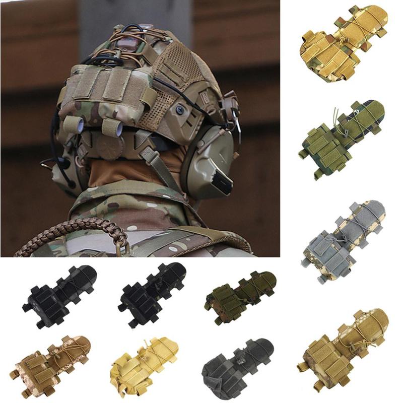 Vỏ pin Tactical Pouch cho mũ bảo hiểm Airsoft Hunting Camo Pin Pin Color: Digital jungle Size: 24x12.5cm
