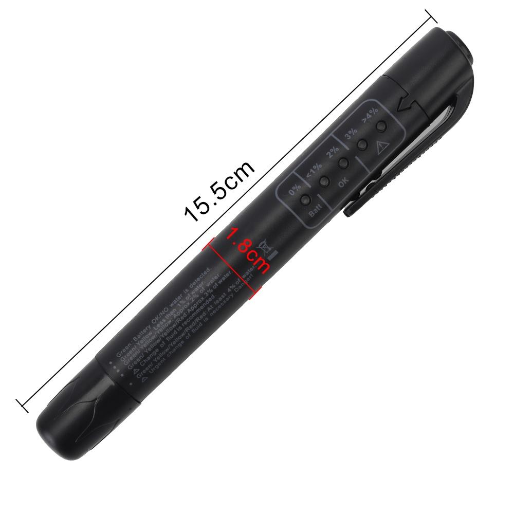 Bút kiểm tra dầu phanh xe 5 đèn LED cho DOT3/DOT4