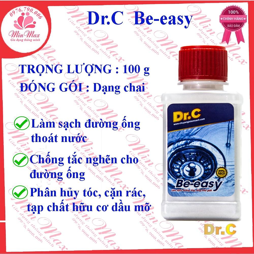 Be-easy Bột thông tắc, làm sạch đường ống, lồng máy giặt chậu rửa - Hàng chính hãng Dr.C