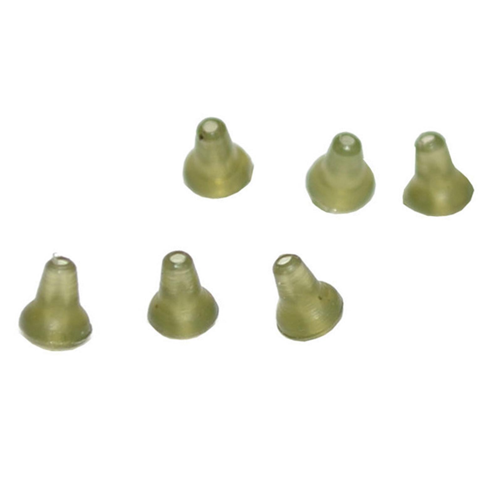 2X 100Pcs Hook Stops  Beads Sliding    Up   Rig Stopper Green