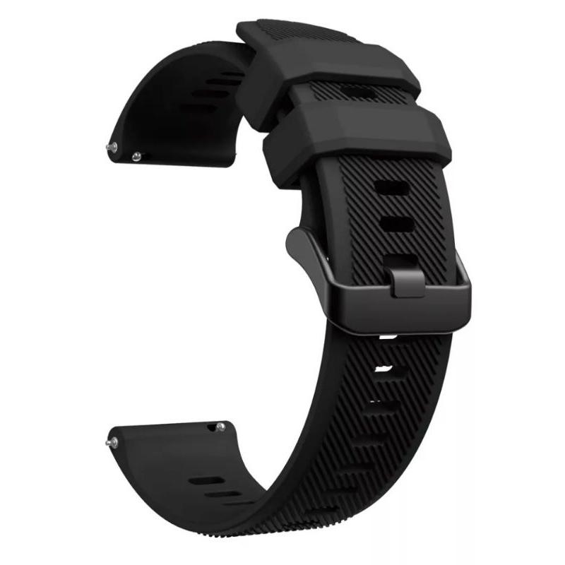 Dây Đeo SILICON khoá đen dành Cho Fossil Gen 5 44mm