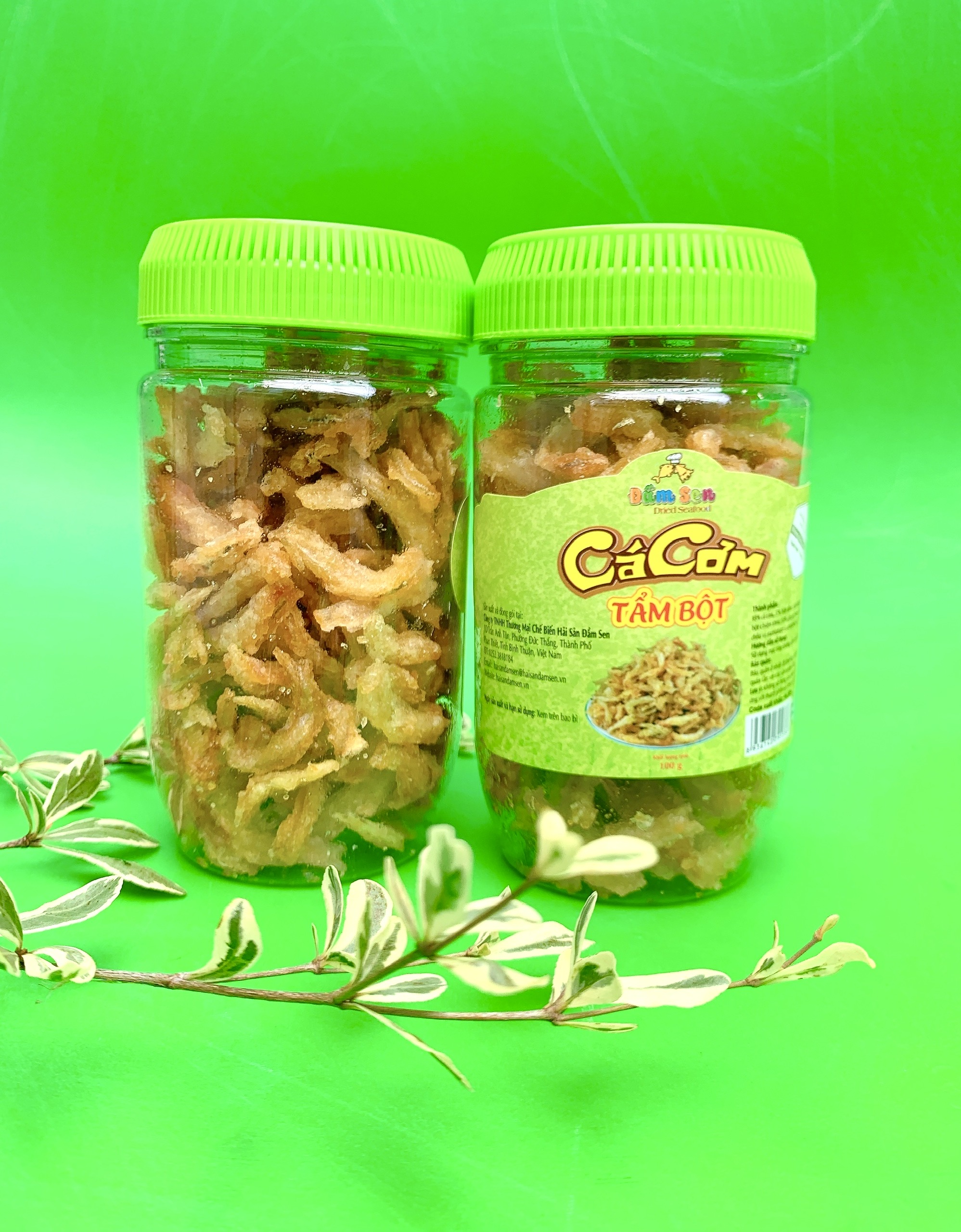Đặc Sản Bình Thuận - Cá Cơm Tẩm Bột Đầm Sen - 100G - Ocop 4 Sao