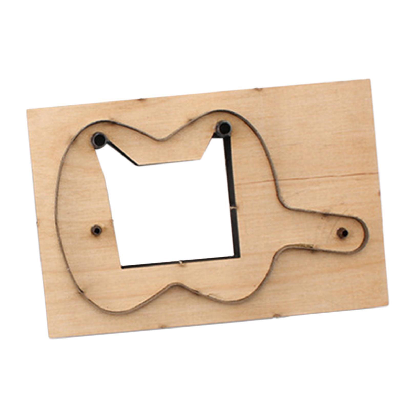 Leather Keys Bag Template Wooden DIY Handmade Punch Tool Key Purse Templates