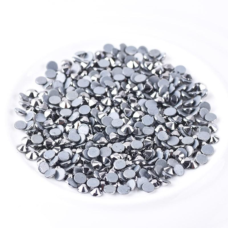 Bịch Đá Chân keo 1000 Viên | Màu Bạc Kim Loại