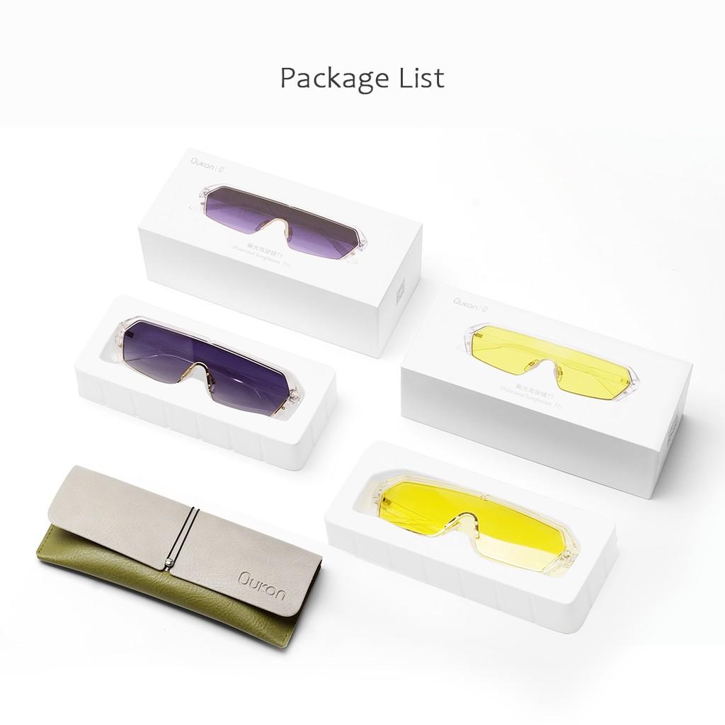 Kính mát phân cực Xiaomi Youpin Qukan T1 thời trang vintage cho nam