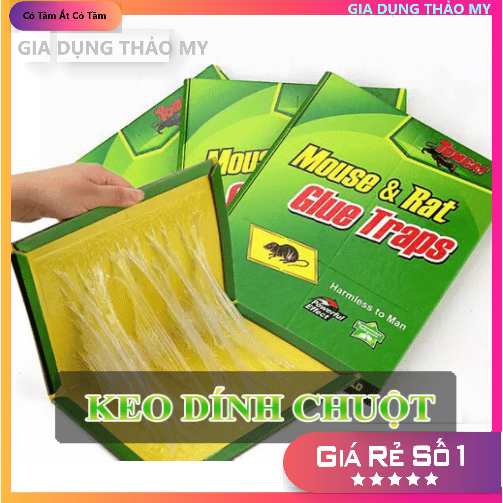 Miếng keo dán chuột Siêu Dính An toàn khi sử dụng