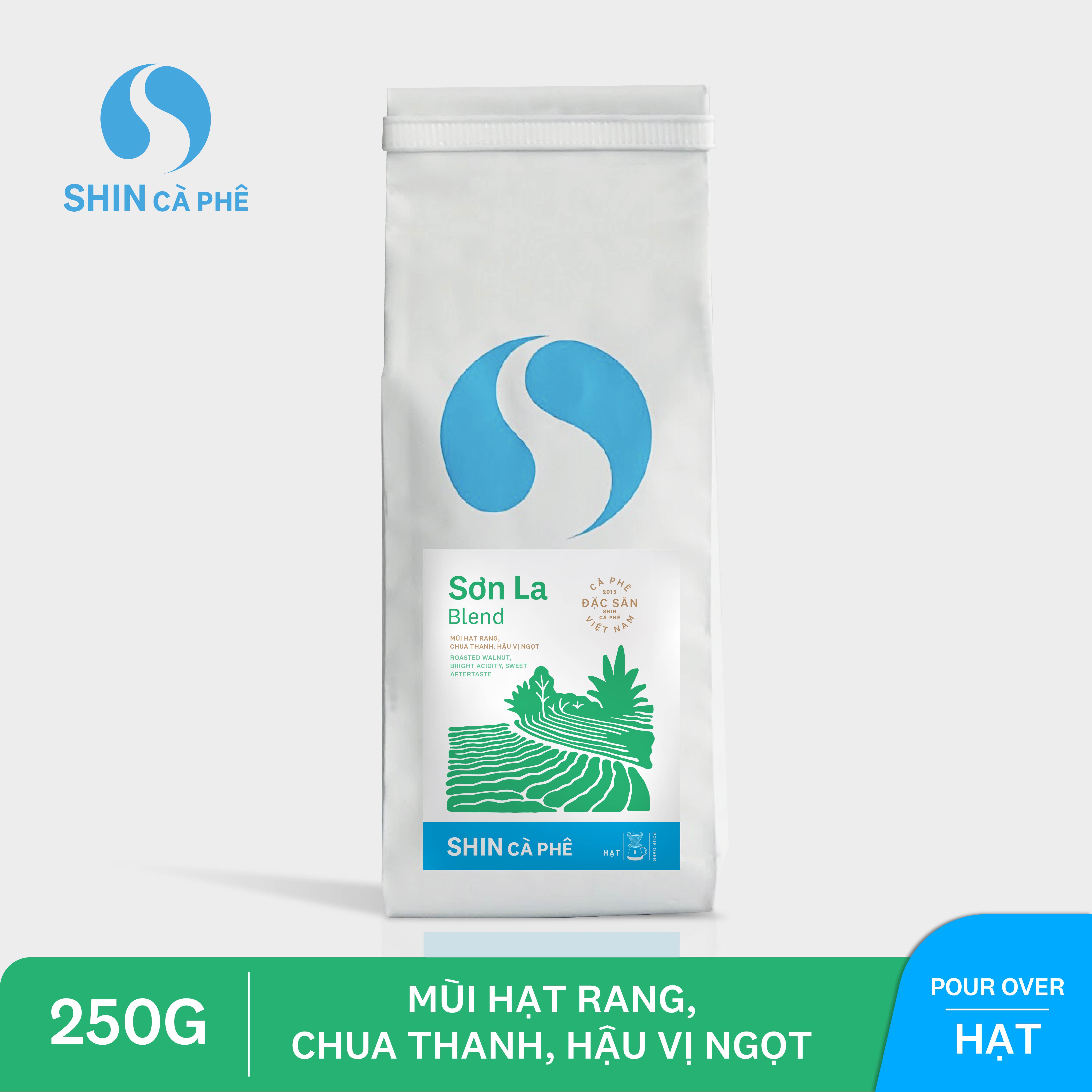 SHIN Cà phê_Cà phê thủ công Sơn La Blend pour over 250g