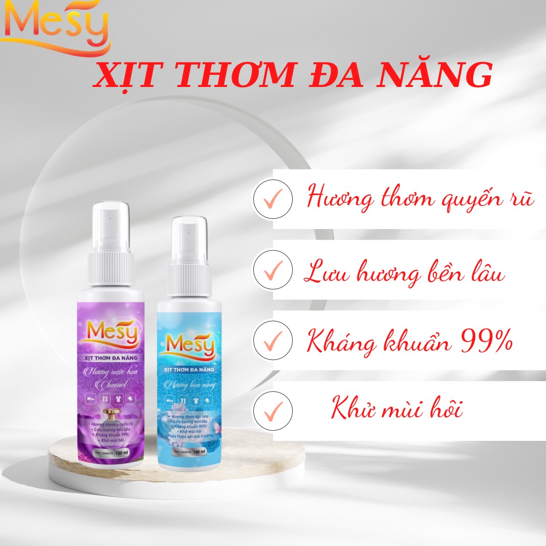 Xịt thơm đa năng cao cấp Mesy