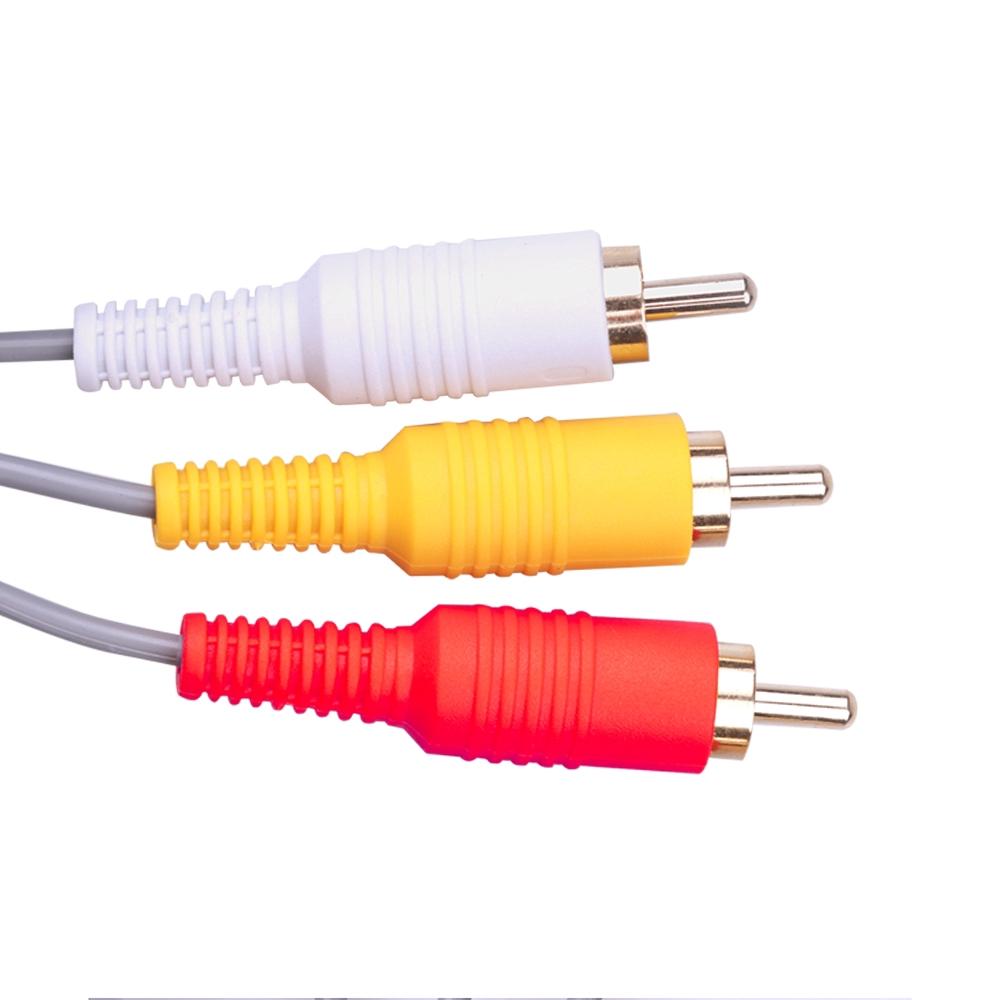 Dây cáp AV 1.8m AV 3 RCA 480p cho máy chơi game Nintendo Wii