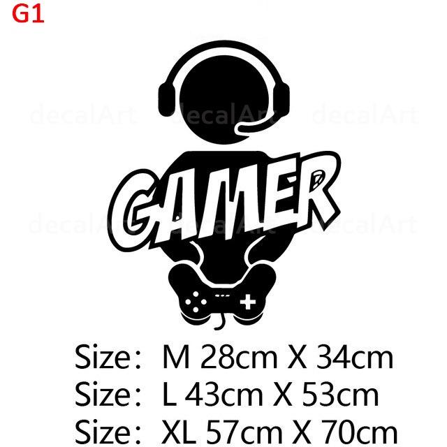 Decal trang trí phòng game