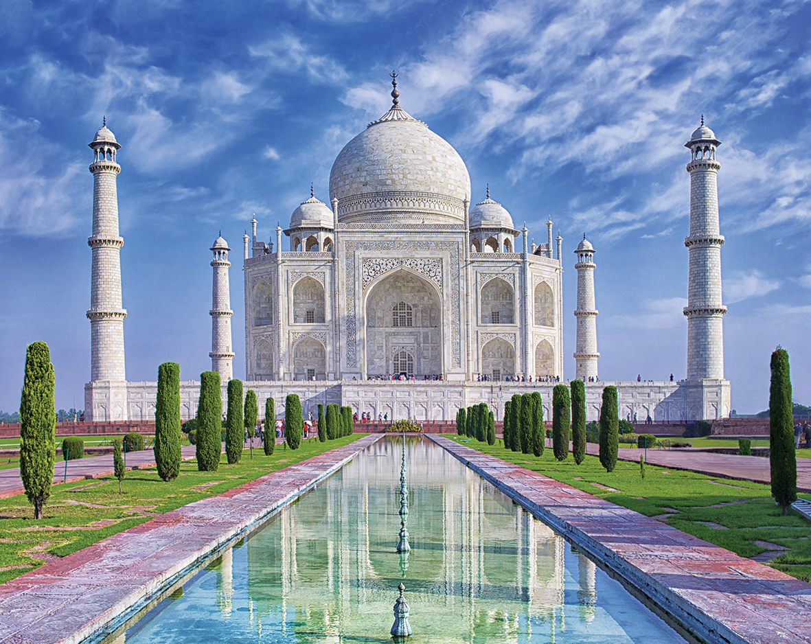Bộ Tranh Xếp Hình Minh Châu 500 Mảnh – Đền Taj Mahal, Ấn Độ (Kích Thước 40x50cm)