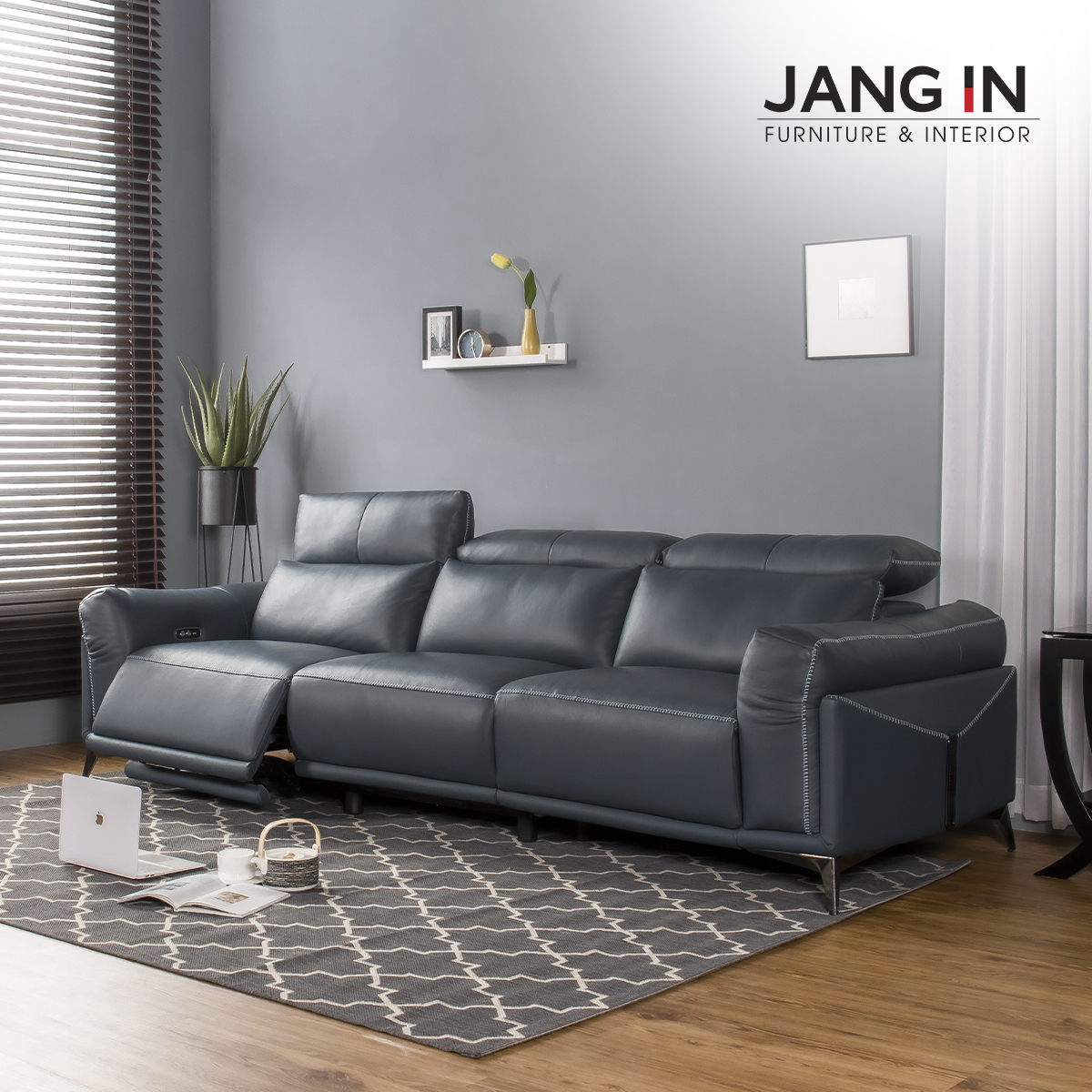 Ghế Sofa thư giãn điện Peterson 4 Chỗ Jang In 1802000001-01
