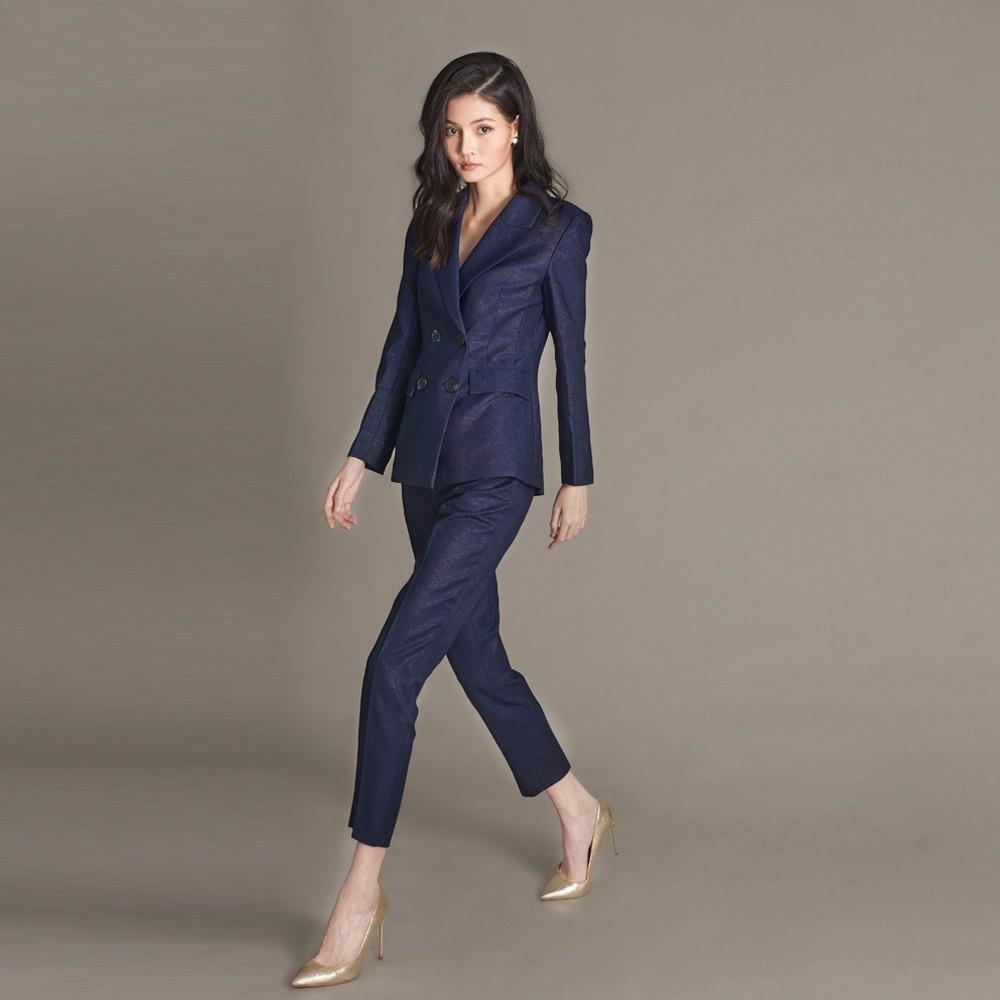 Áo Blazer kiểu 4 cúc màu xanh navy 2NDDATE BL023N