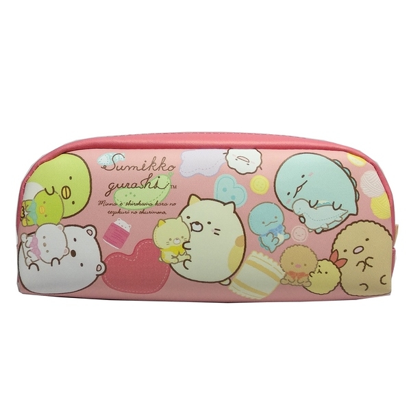 Bóp Viết Halfmoon 3 Sumikko Gurashi - Màu Hồng