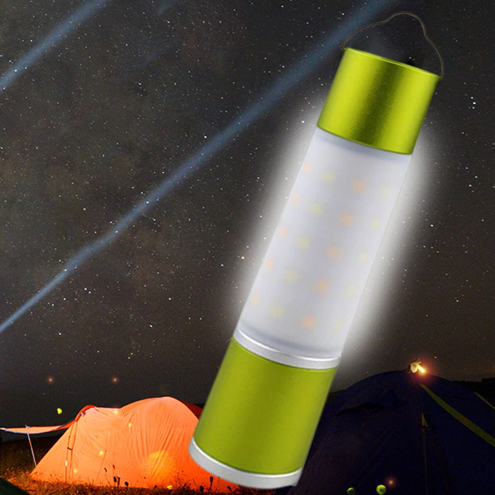 2Pcs Mini Flashlight USB Rechargeable for Camping Hiking