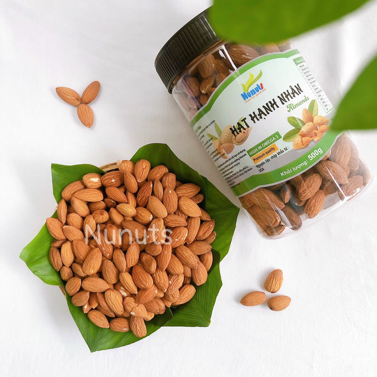 COMBO 2 HŨ HẠNH NHÂN RANG MỘC NUNUTS
