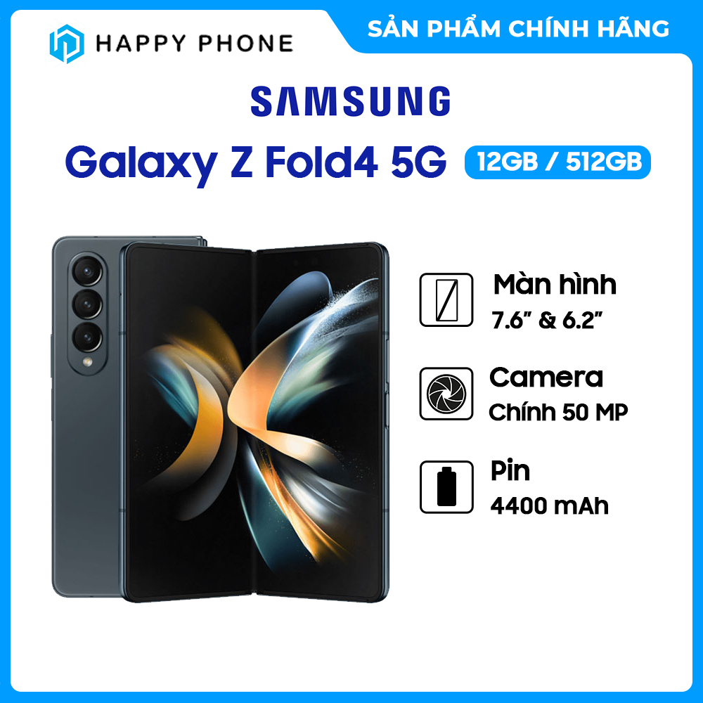 Điện Thoại Samsung Galaxy Z Fold4 5G (12GB/512GB) - Hàng Chính Hãng - Đã kích hoạt bảo hành điện tử