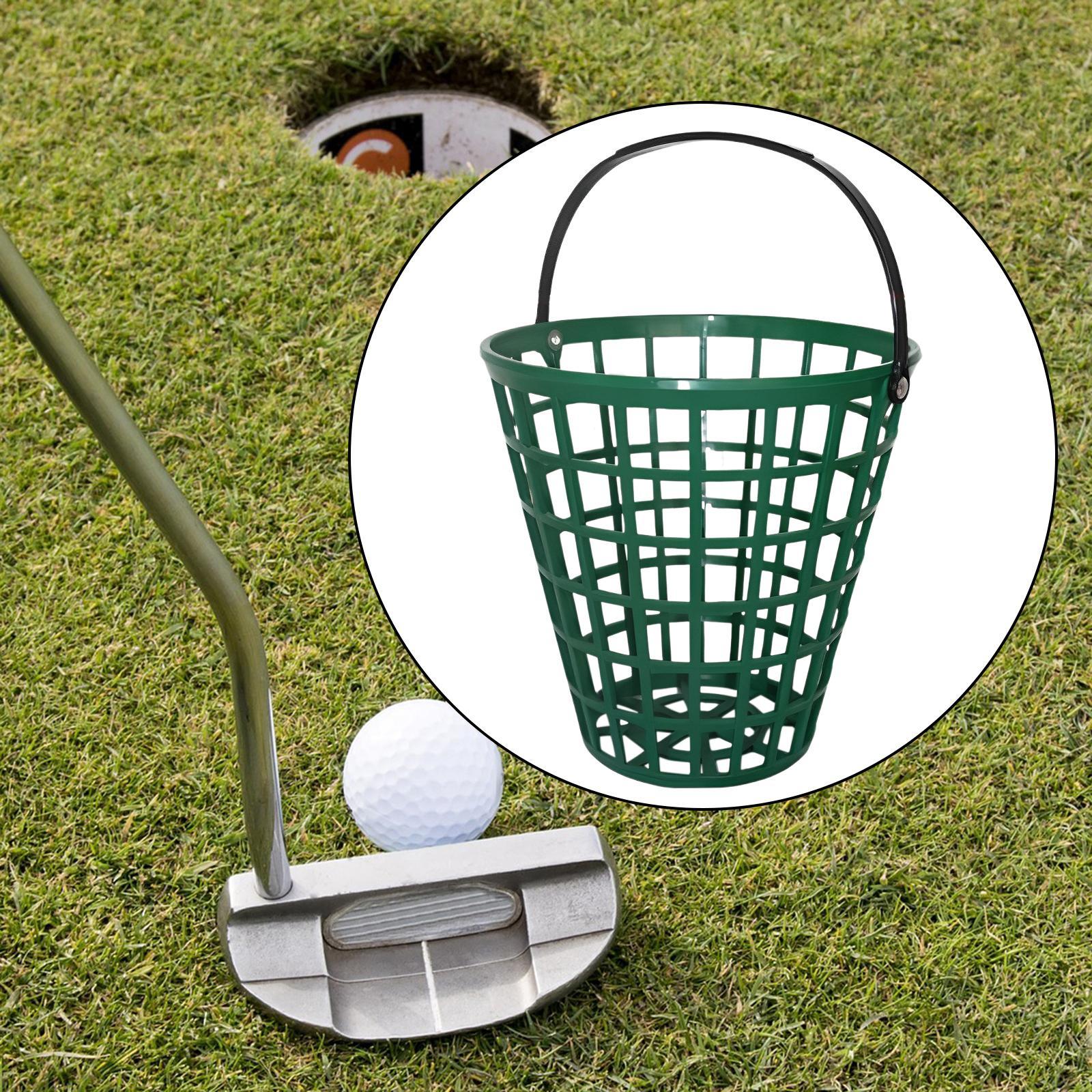 Golf Range Bucket Carrier Outdoor Sports Golfball Container Golf Ball Basket