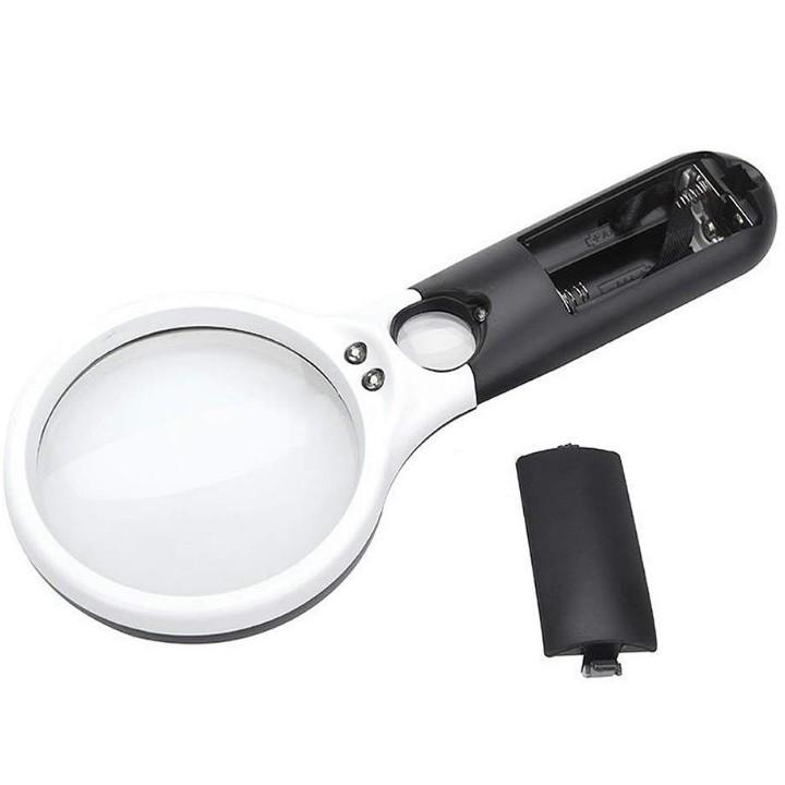 Kính lúp cầm tay có đèn led, kính lúp phóng đại, kính soi trang sức 206762