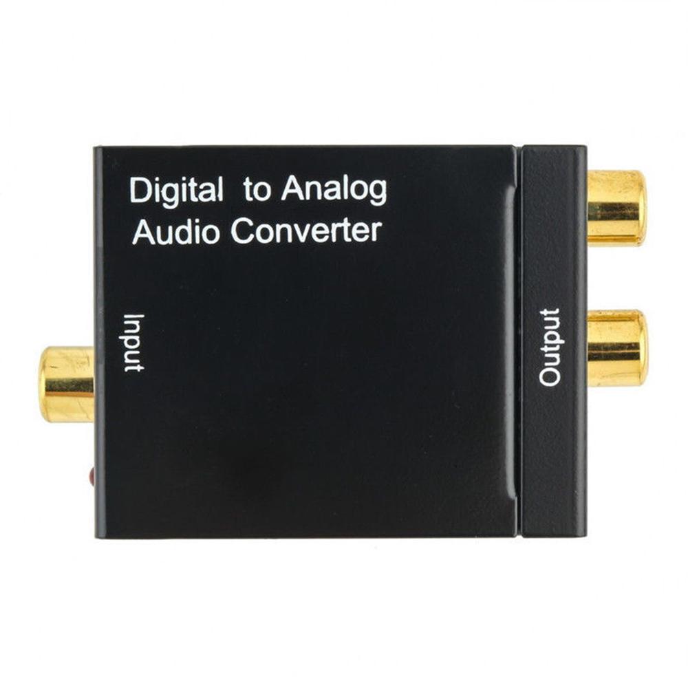 HD 1080p Digital Optical Co -Waxial Toslink chuyển đổi sợi spdif hợp tác để chuyển đổi âm thanh RCA tương tự RCA L/R 3,5 mm
