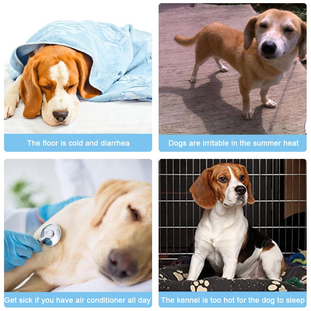 Thảm, Chăn làm mát mùa hè cho thú cưng bằng Sợi visco hấp thụ nhiệt, nhẹ và có thể gấp lại dễ dàng