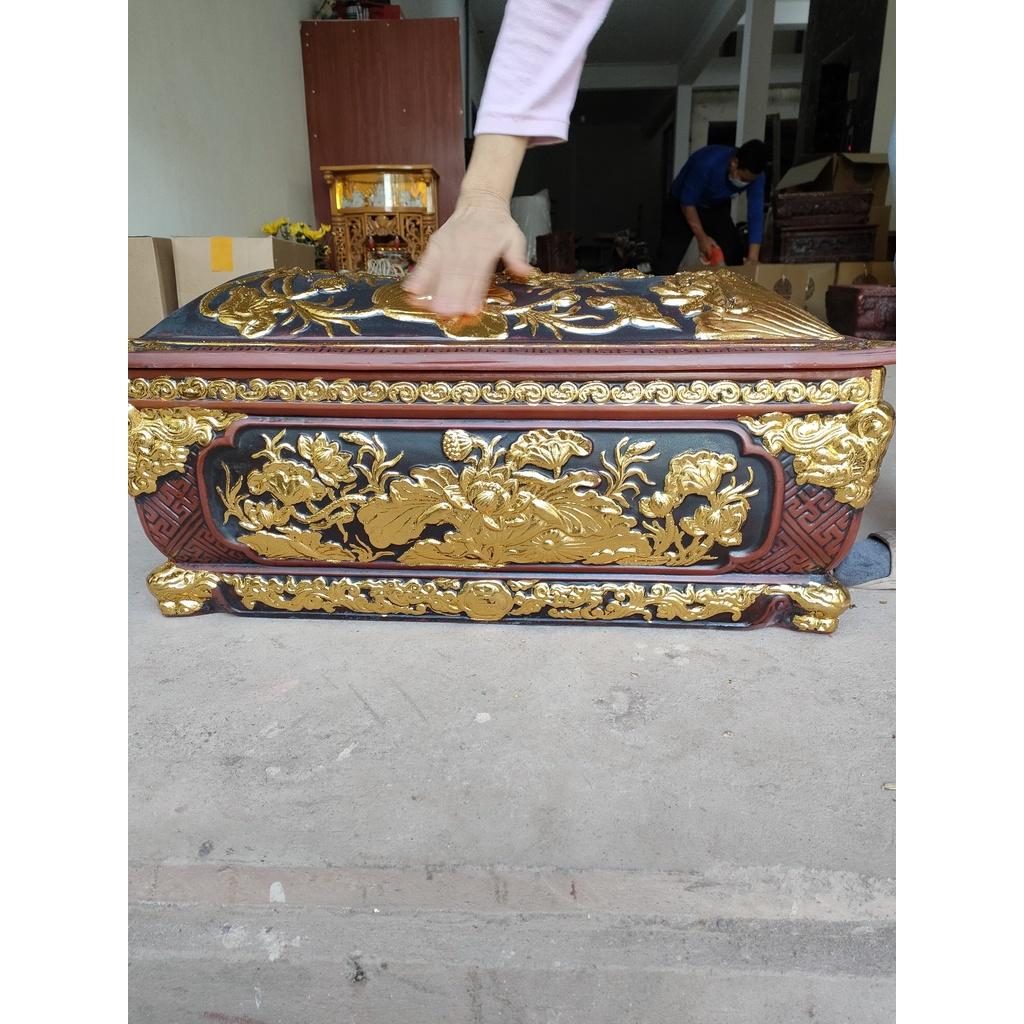 Tiểu quách bát tràng vẽ hoa sen gốm sứ Bát Tràng- giao sỉ toàn quốc