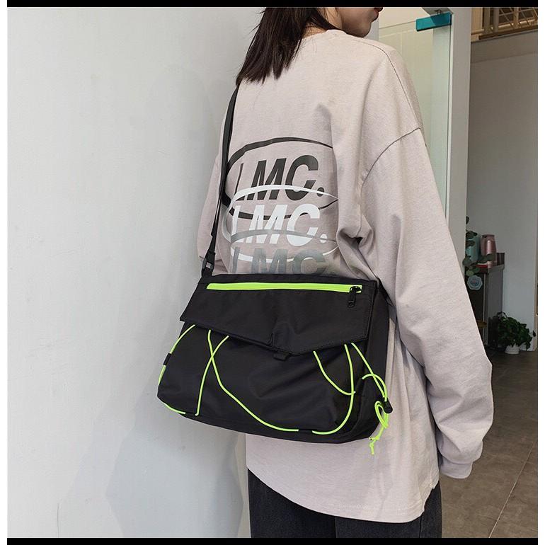 Túi Đeo Chéo Nam Nữ Cặp Sách ulzzang Thời Trang Unisex Vải Canvas Chống Nước B074