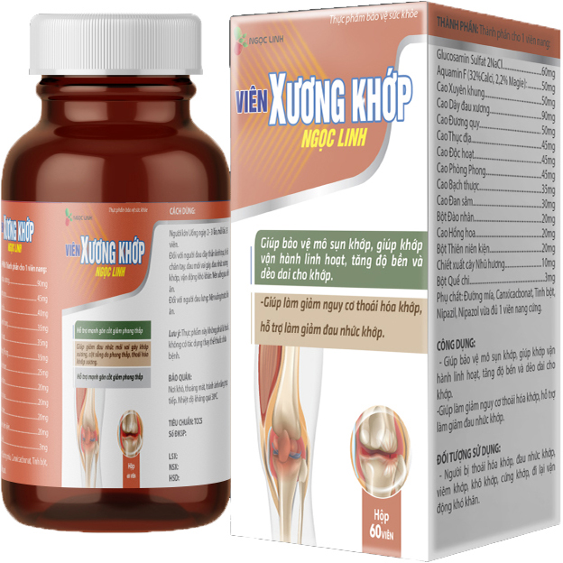 Viên Xương Khớp Ngọc Linh – Hỗ trợ tăng độ bền và dẻo dai cho khớp