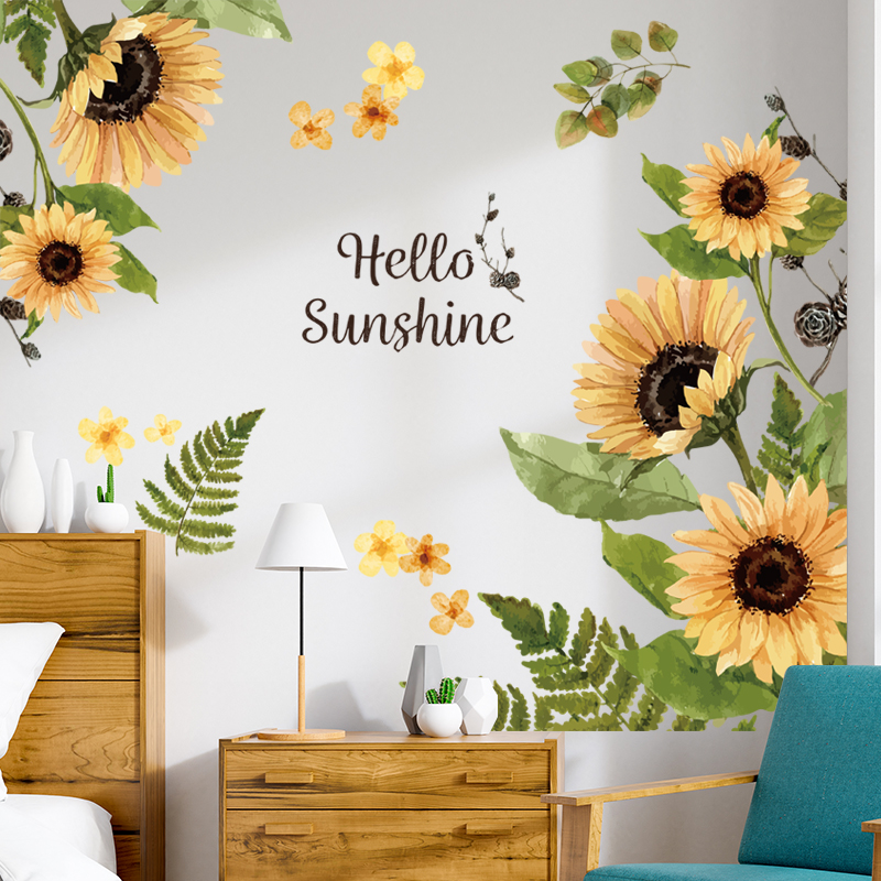 Decal dán tường tự dính - Vườn hoa xuân
