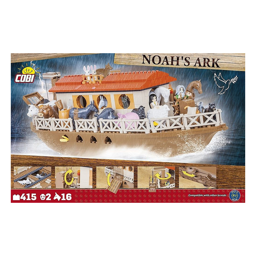 Đồ chơi lắp ráp thuyền Noah Cobi 28026
