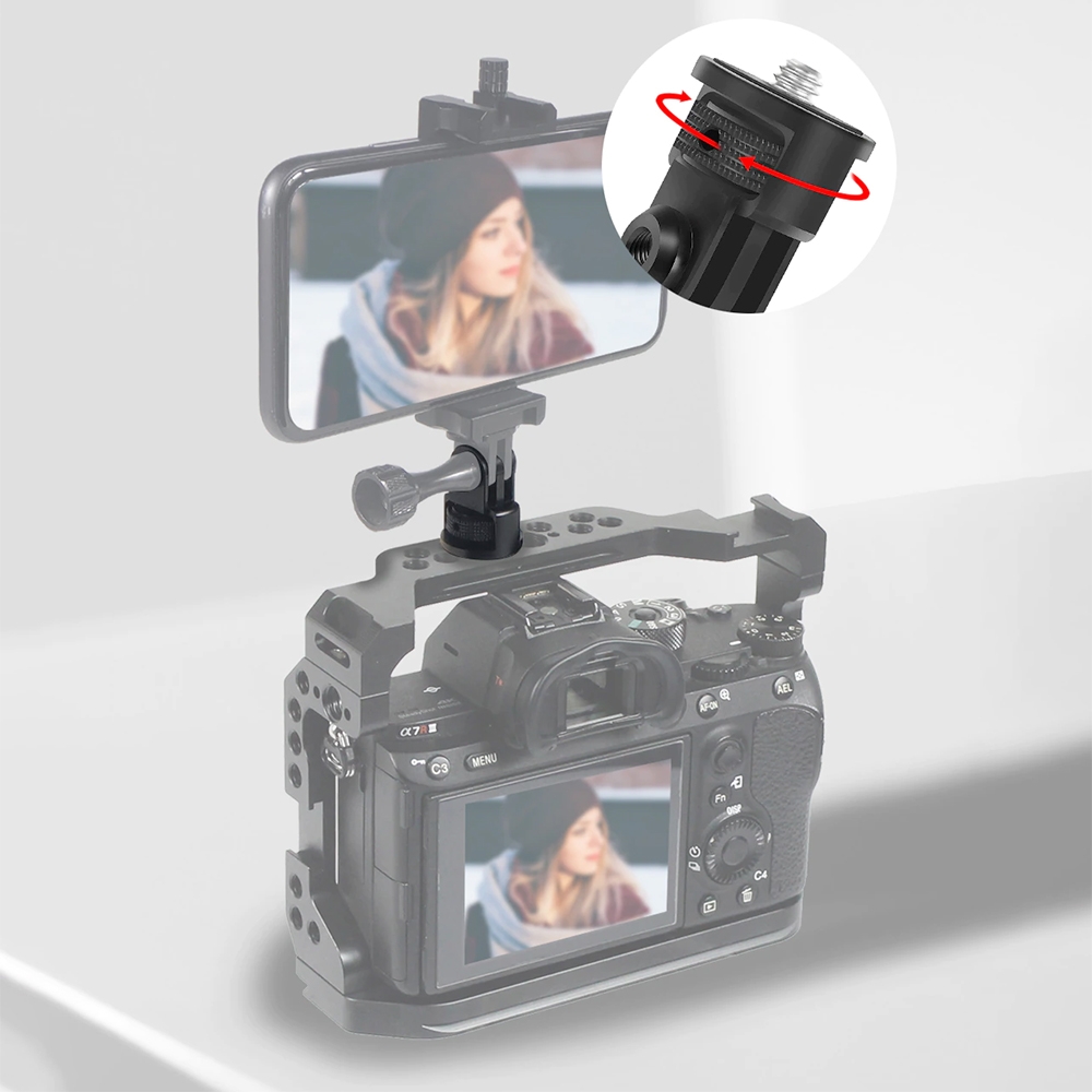 MOUNT GẮN GOPRO LÊN KHUNG MÁY ẢNH 1/4″ KINGMA - HÀNG NHẬP KHẨU