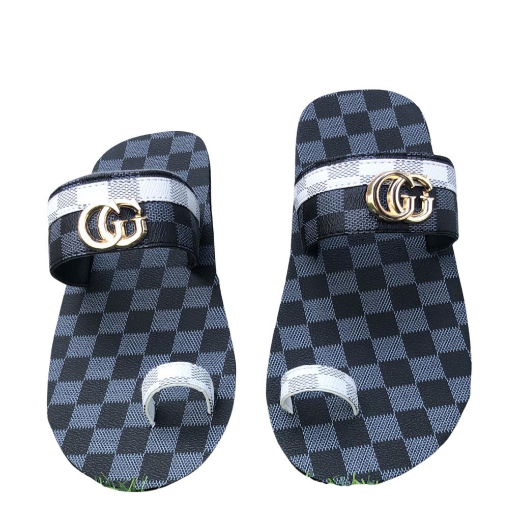 dép sỏ ngón nam và nữ sandal đồng nai ( đế ca rô xanh đen ) size từ 35 nữ đến 42 nam