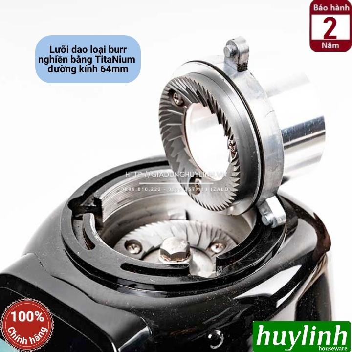 Máy xay cà phê chuyên nghiệp Promix PM-600AD - Lưỡi dao Titanium 64mm - Màn hình cảm ứng - Hàng chính hãng