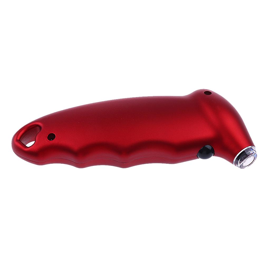 Universal Car Auto LCD Digital Tire Air Pressure Gauge Red