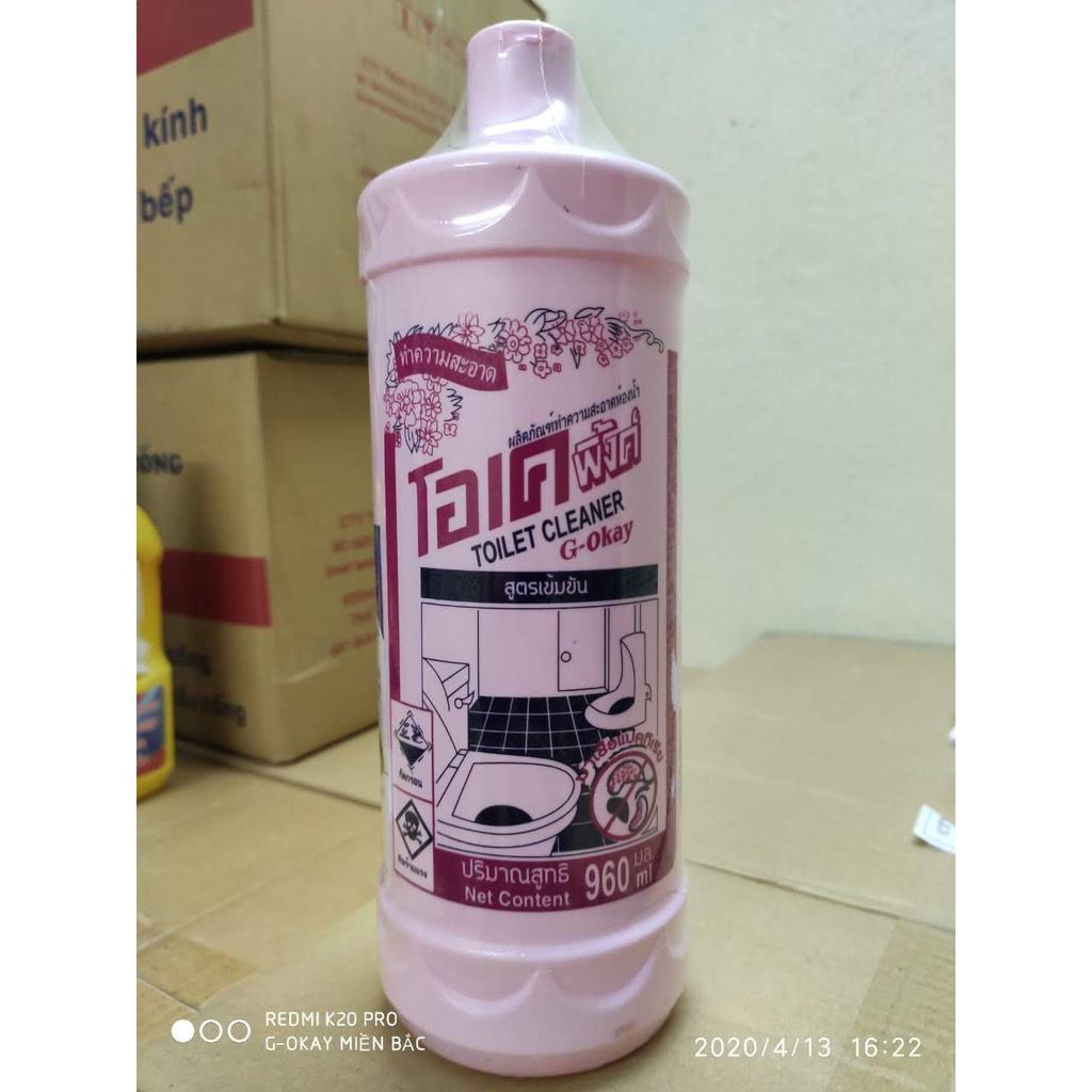 CHAI TẨY TOILET OKAY PINK 900ML