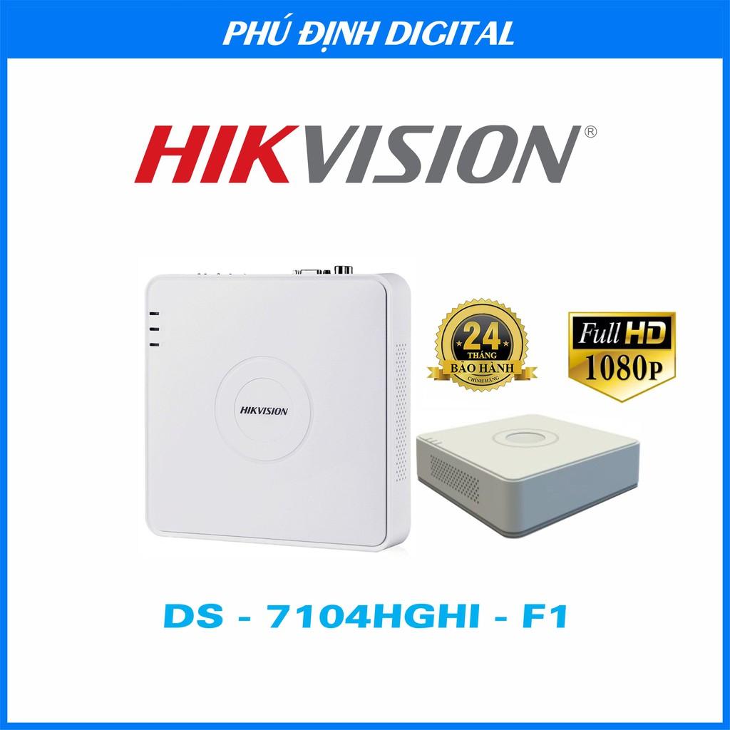 Đầu Ghi Camera Hikvision Cổng xuất hình ảnh HDMI &amp; VGA 1080P - Hàng Chính Hãng