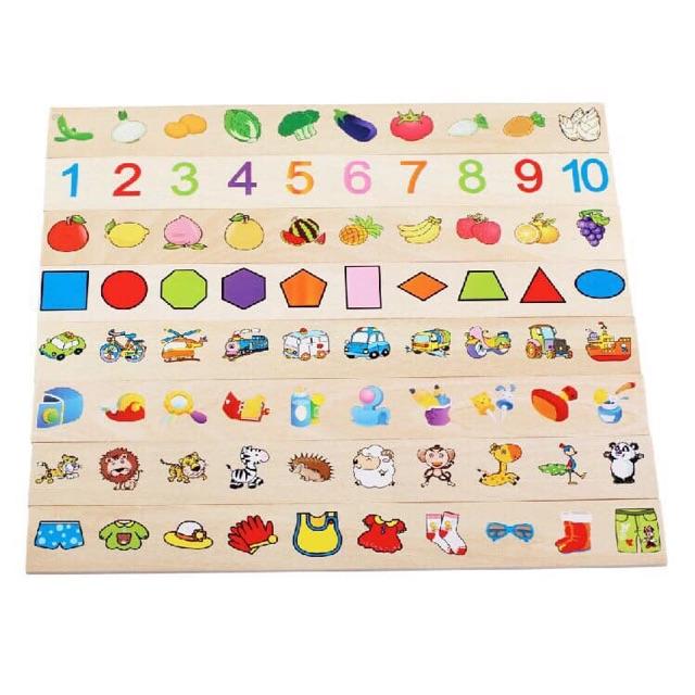 Hộp Hỗ Thả Thẻ - Hộp Thả Hình Thẻ Giáo Cụ Montessori