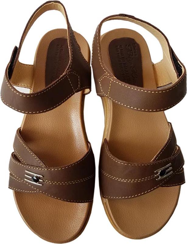 Giày Sandal Nữ BIGGBEN Da Bò Thật SDN33