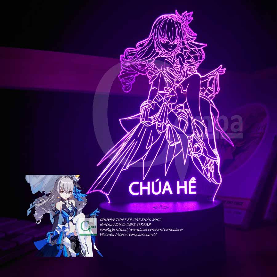 Đèn Ngủ Honkai Impact 3 Bronya Zaychik Type 01 GHKI0501 16 MÀU TUỲ CHỈNH