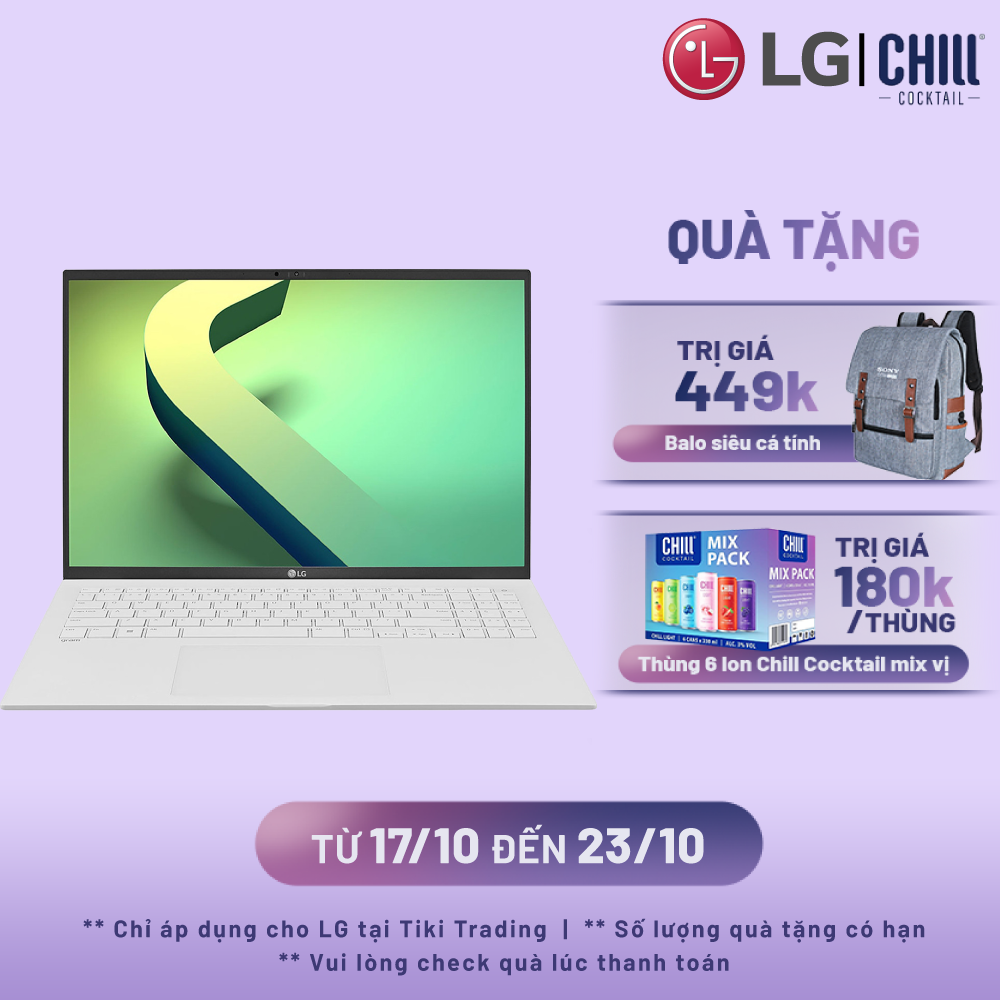 Laptop LG gram 16'', Windows 11 Home Plus, Intel Core i5 Gen 12, 16Gb, 512GB, 16Z90Q-G.AH54A5 - Hàng Chính Hãng