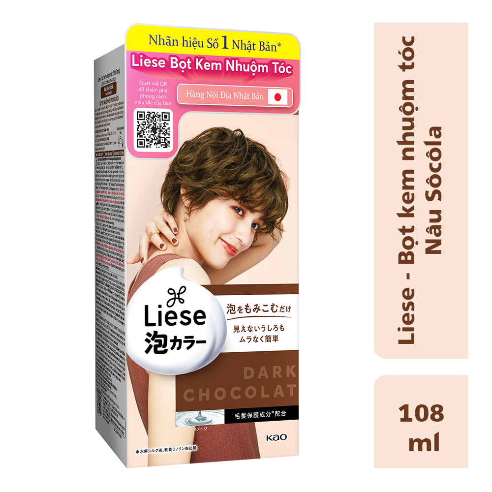 (Chọn màu) Liese Bọt kem nhuộm tóc 108ml